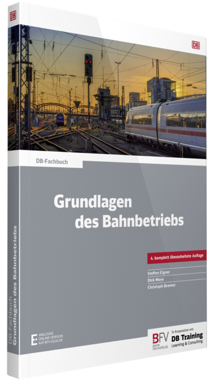 Buchcover „Grundlagen des Bahnbetriebs", 4. Auflage