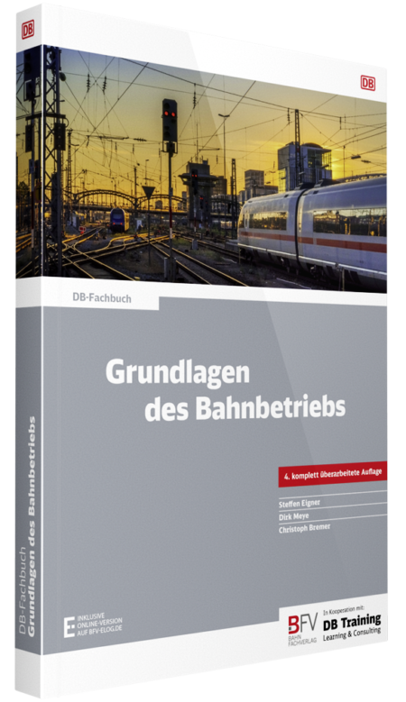 Buchcover „Grundlagen des Bahnbetriebs", 4. Auflage