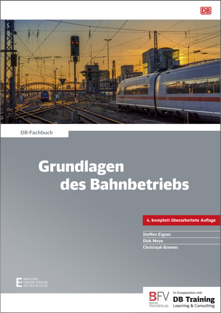 Buchcover „Grundlagen des Bahnbetriebs", 4. Auflage